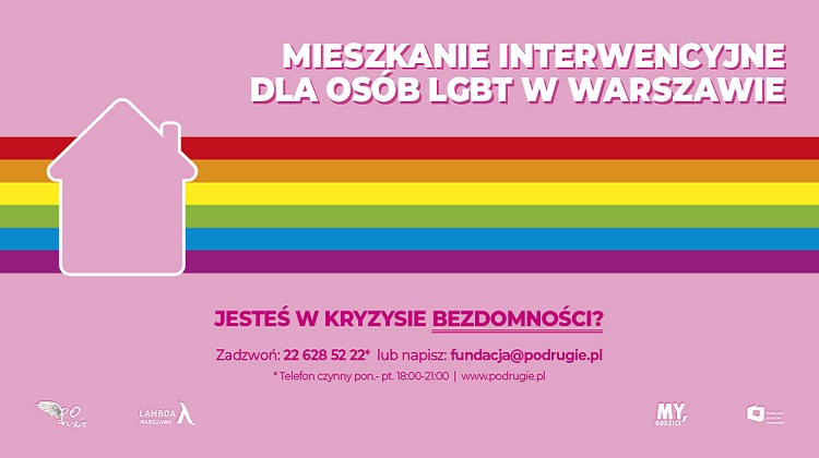 Pierwsze mieszkanie interwencyjne dla bezdomnych osób LGBT w Warszawie